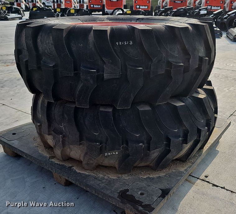 image for item DP6612 (2) Bobcat 14.9-24 wheels and tires