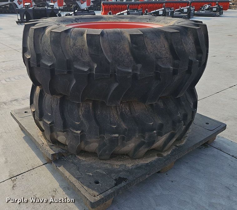 image for item DP6612 (2) Bobcat 14.9-24 wheels and tires
