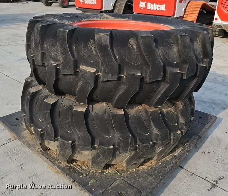 image for item DP6612 (2) Bobcat 14.9-24 wheels and tires