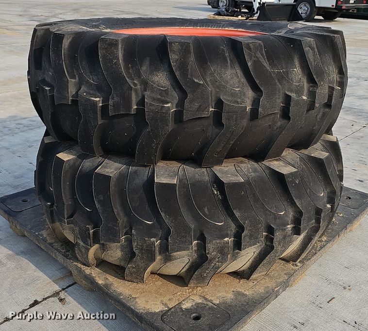 image for item DP6612 (2) Bobcat 14.9-24 wheels and tires