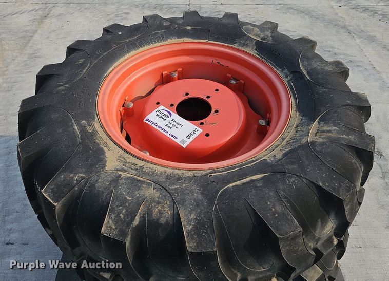 image for item DP6612 (2) Bobcat 14.9-24 wheels and tires