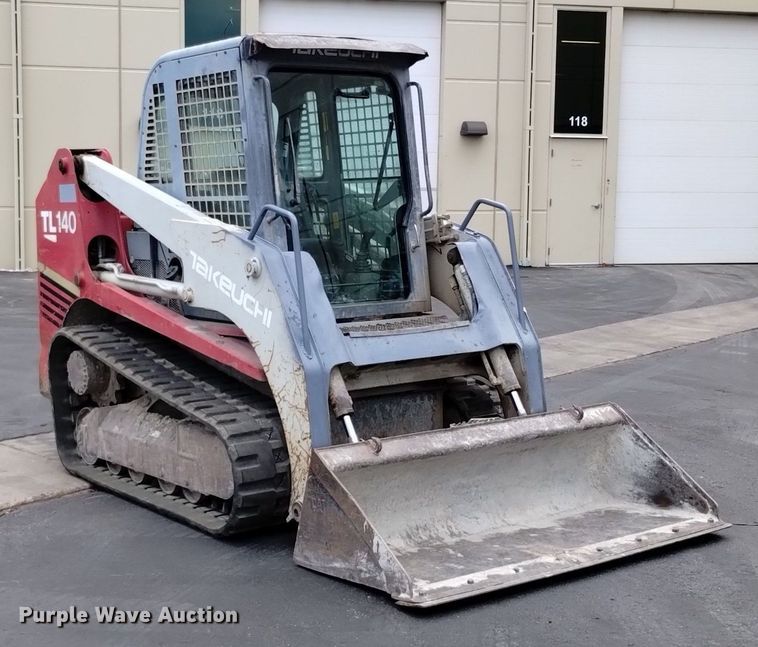 image for item DQ6166 2008 Takeuchi TL140 tracked skid steer loader