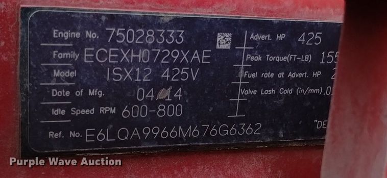 image for item DQ6167 2015 Peterbilt 365 hydrovac truck