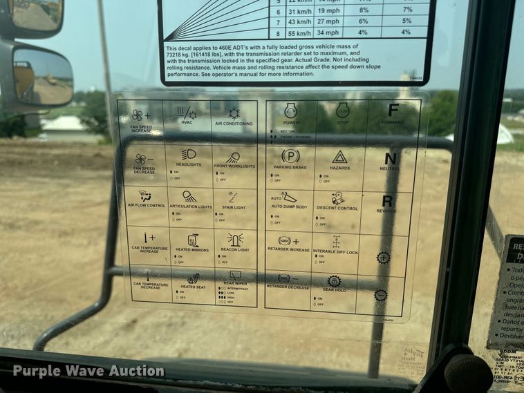 image for item DQ6902 2015 John Deere 460ET haul truck