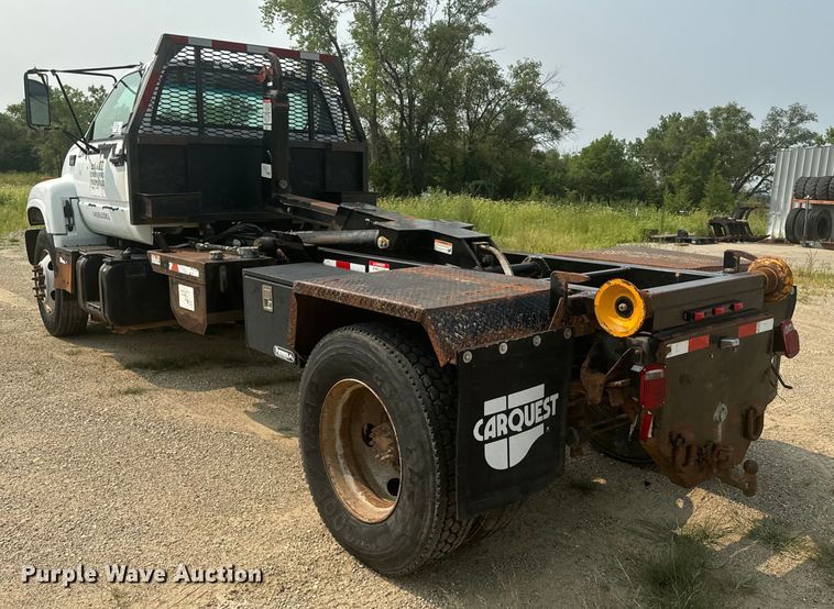 image for item DQ6904 1997 GMC C7500 roll-off container truck