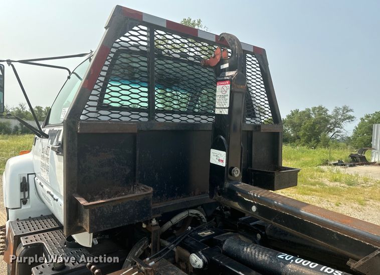 image for item DQ6904 1997 GMC C7500 roll-off container truck