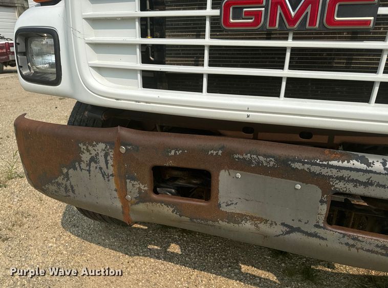 image for item DQ6904 1997 GMC C7500 roll-off container truck