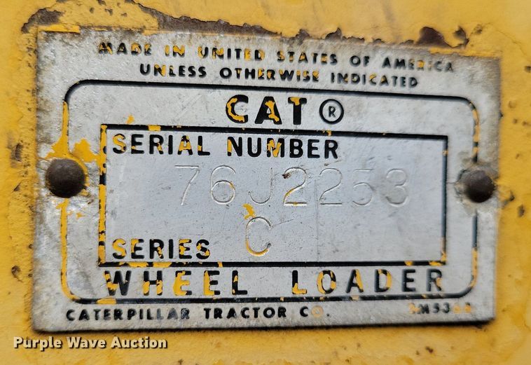 image for item DR4359 1969 Caterpillar 966C wheel loader