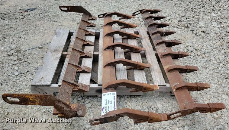 image for item DR4360 (3) skid steer bucket tooth bars