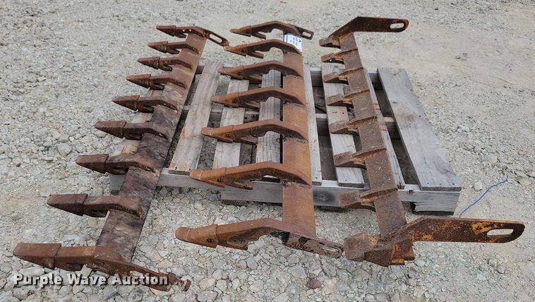 image for item DR4360 (3) skid steer bucket tooth bars