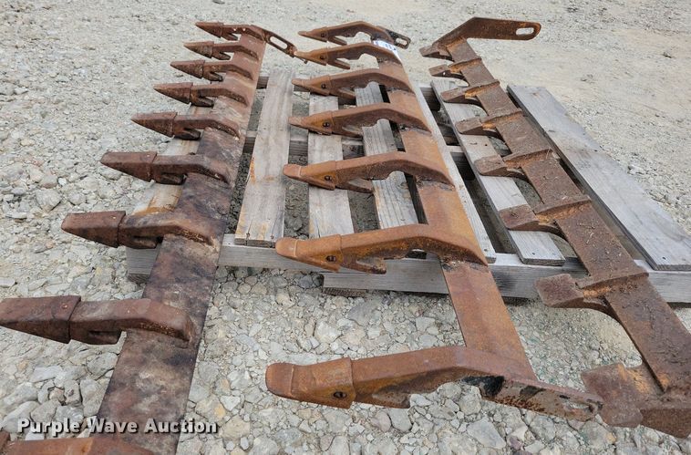 image for item DR4360 (3) skid steer bucket tooth bars