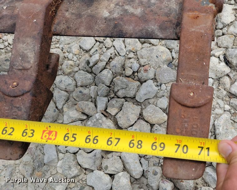 image for item DR4360 (3) skid steer bucket tooth bars