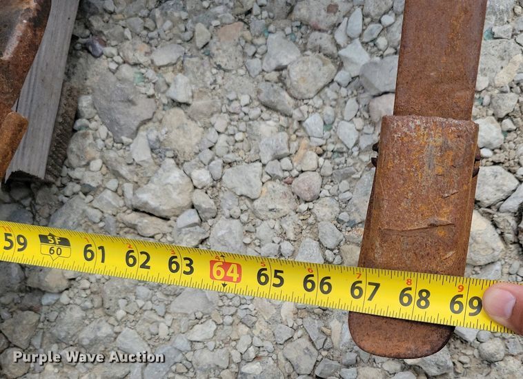 image for item DR4360 (3) skid steer bucket tooth bars