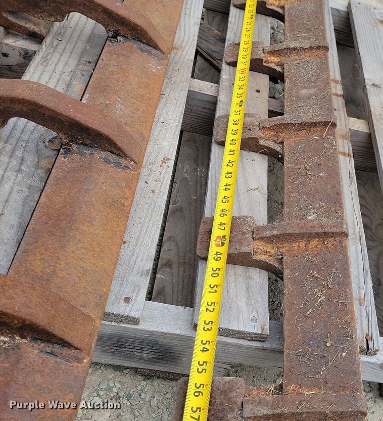 image for item DR4360 (3) skid steer bucket tooth bars