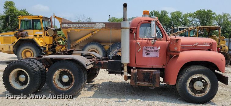 image for item DR4369 1961 Mack B61 semi truck