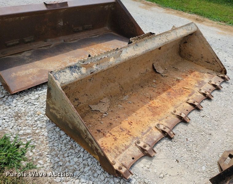 image for item DR4372 (4) skid steer buckets