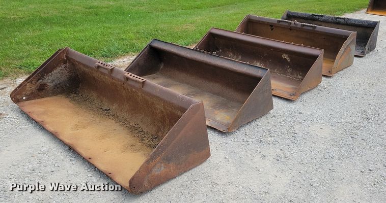 image for item DR4373 (5) skid steer buckets