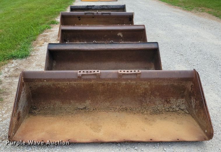 image for item DR4373 (5) skid steer buckets