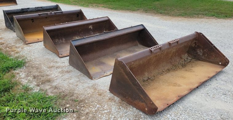 image for item DR4373 (5) skid steer buckets