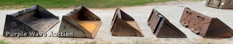 image for item DR4373 (5) skid steer buckets