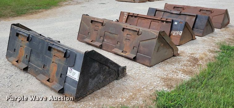 image for item DR4373 (5) skid steer buckets