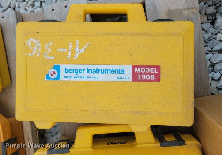 image for item DR4379 Berger Instruments surveying equipment 