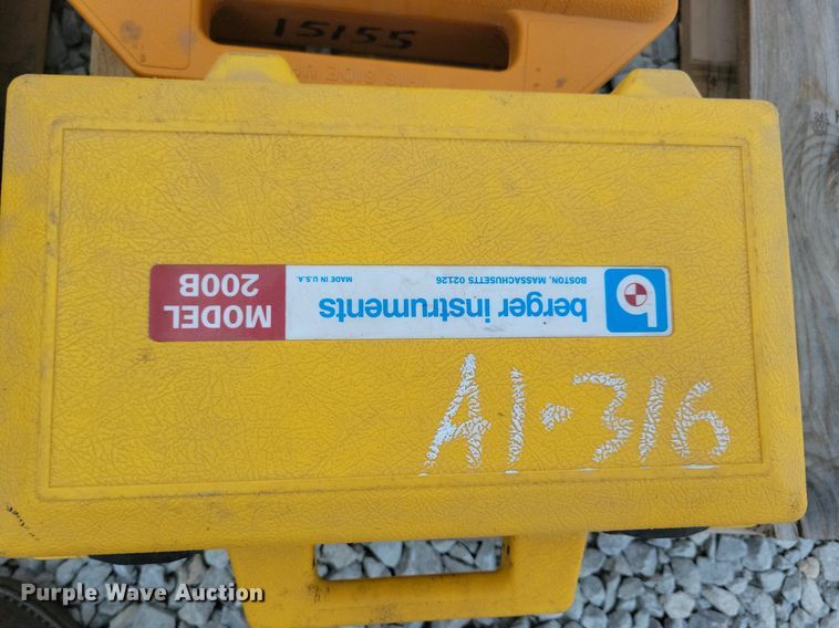 image for item DR4379 Berger Instruments surveying equipment 