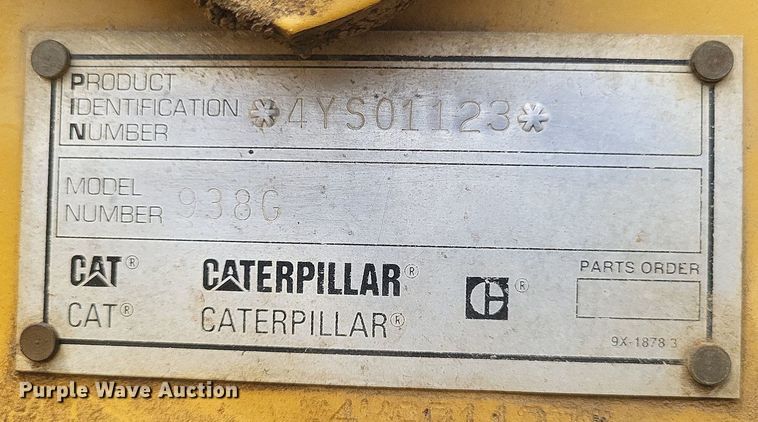 image for item DR4893 1999 Caterpillar  938G wheel loader