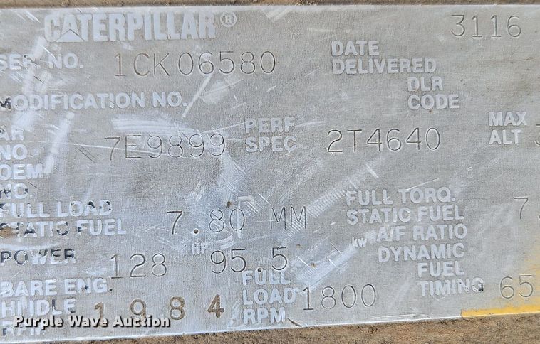 image for item DR8715 1992 Caterpillar  320L excavator