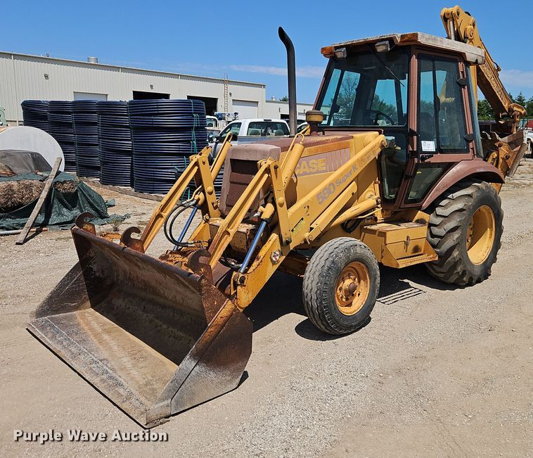 image for item DR8720 1992 Case 580 Super K backhoe