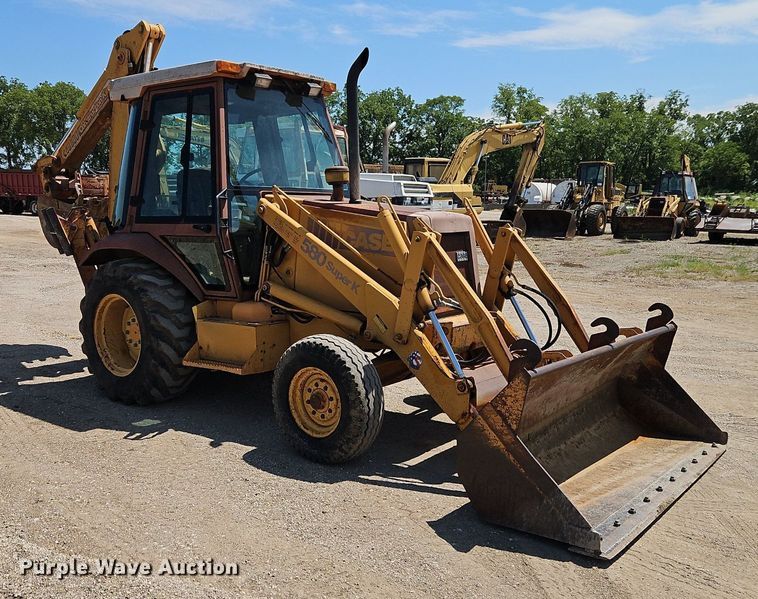 image for item DR8720 1992 Case 580 Super K backhoe