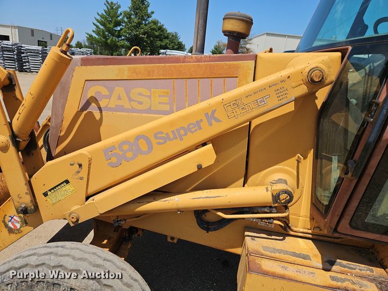 image for item DR8720 1992 Case 580 Super K backhoe