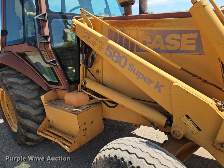 image for item DR8720 1992 Case 580 Super K backhoe