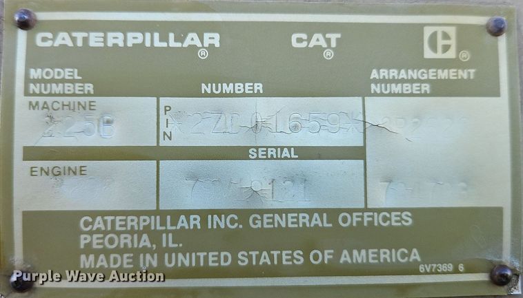 image for item DR8723 1989 Caterpillar  225B LC excavator