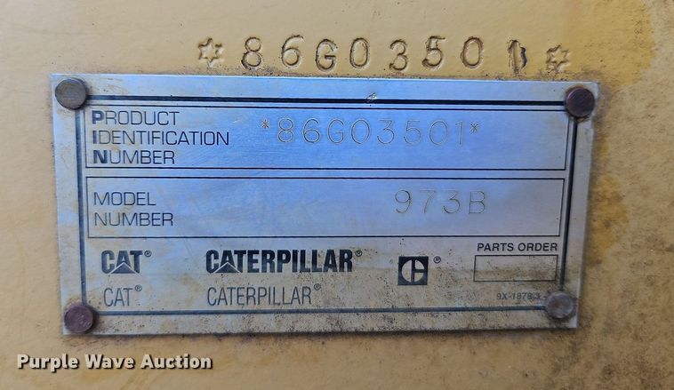 image for item DR8733 2000 Caterpillar  973 track loader