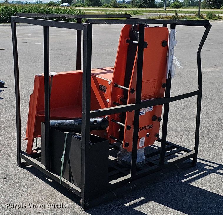 image for item DS4672 2024 TMG Industrial TMG-PD700S skid steer post driver