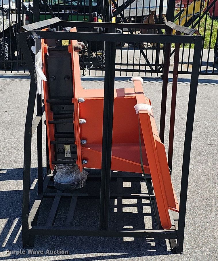 image for item DS4672 2024 TMG Industrial TMG-PD700S skid steer post driver