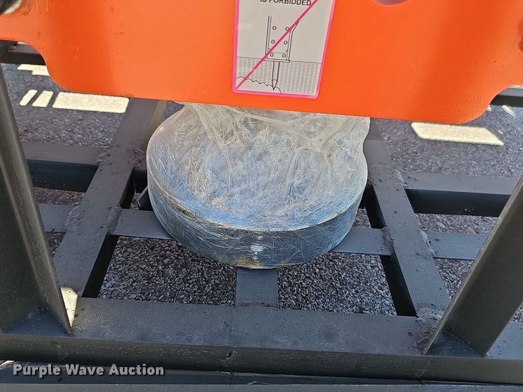 image for item DS4672 2024 TMG Industrial TMG-PD700S skid steer post driver