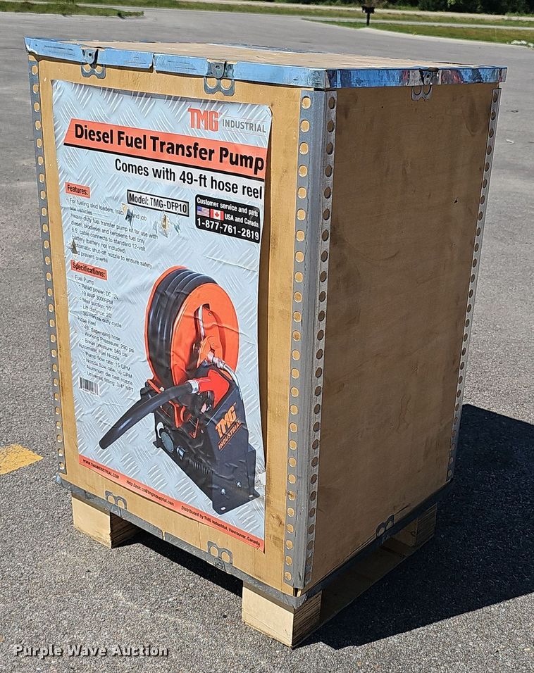 image for item DS4675 TMG Industrial TMG-DFP10 diesel fuel transfer pump