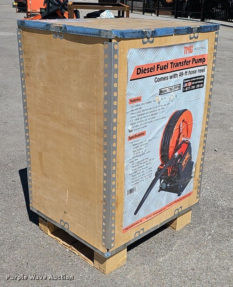 image for item DS4675 TMG Industrial TMG-DFP10 diesel fuel transfer pump