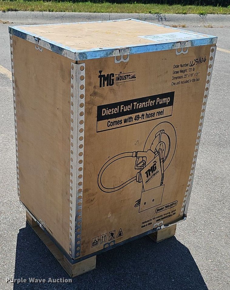 image for item DS4675 TMG Industrial TMG-DFP10 diesel fuel transfer pump