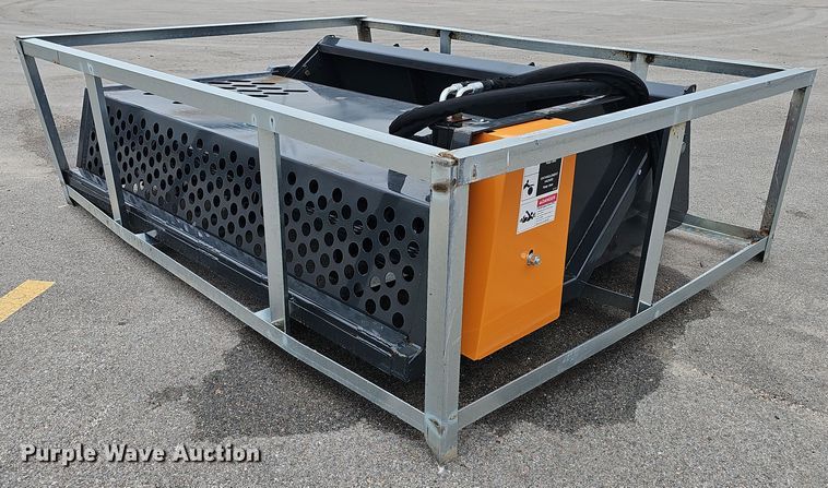 image for item DS4687 2023 Wolverine RCR-12-84W skid steer rock picker