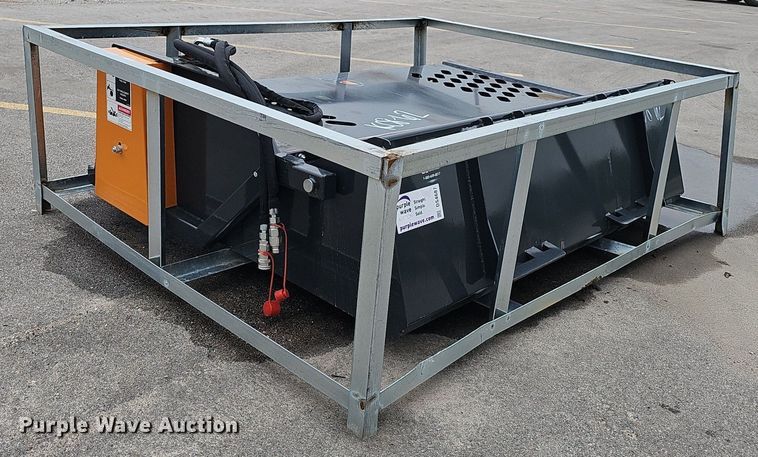 image for item DS4687 2023 Wolverine RCR-12-84W skid steer rock picker