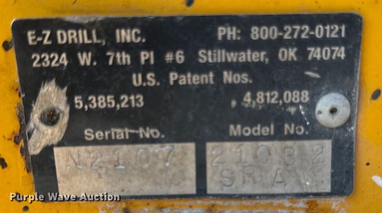 image for item DV5816 EZ Drill  210B2SRA Slab Rider concrete drill 