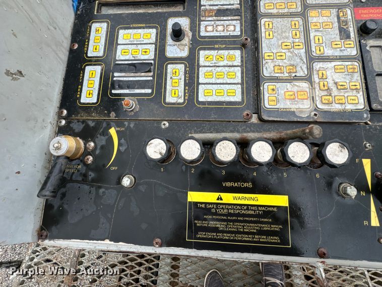 image for item DX0853 1990 Power Curbers 5700B concrete paver