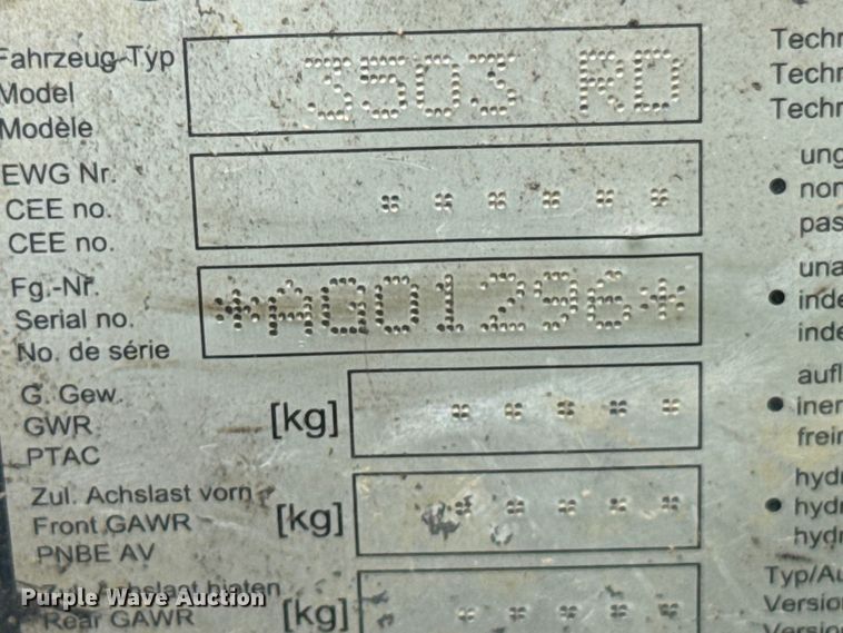 image for item DX0952 2008 Wacker Neuson 3503 mini excavator