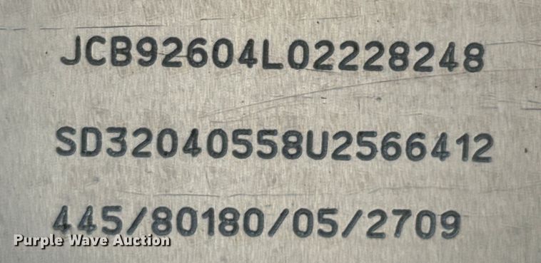 image for item DX0973 2013 JCB 926 forklift