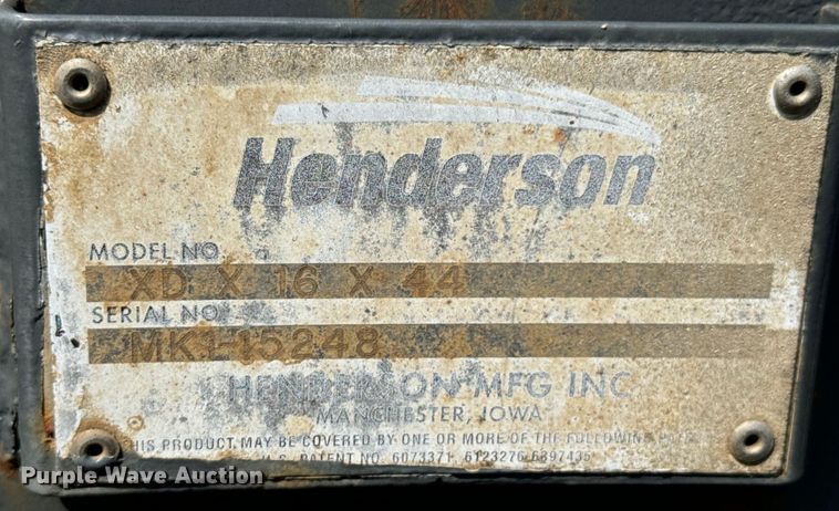 image for item DX0993 Henderson XDX16X44 dump bed