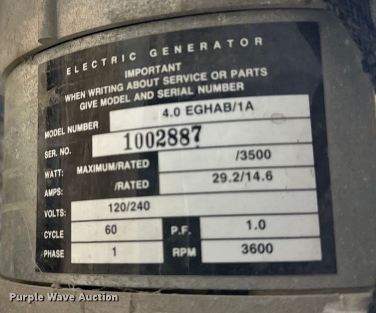 image for item DX3509 Onan 4000 generator