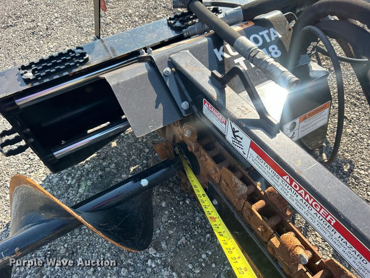 image for item EG0817 Kubota TR48 skid steer trencher